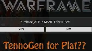 Warframe - TennoGen for Plat soon??