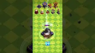 Lightning Spell VS Defensive Buildings part1 ✓ Clash of Clans