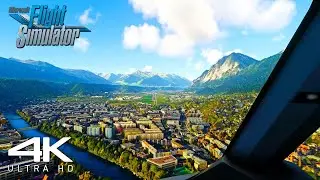 【MSFS #2】(4K) ULTRA Salzburg to Innsbruck Full Flight [ Jet2 PMDG 737-800 ]