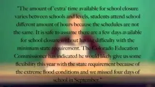 Snow Days' Broadcast