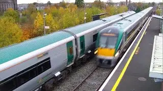 IE 22000 Class Intercity Trains x 2 - Monasterevin Station, Kildare