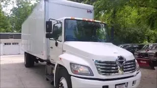 2008 Hino 338 Diesel 29 Foot Box Truck 6 Speed Manual w/eTrack