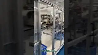 diaper machine in operation by Huiling, Inc. | Huiling, Inc. |