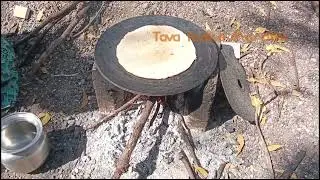 Village Style Bajra Bhakri on Chulha | बाजरीची तिखट भाकर | Silent Rural Cooking– Tava Tadka Marathi