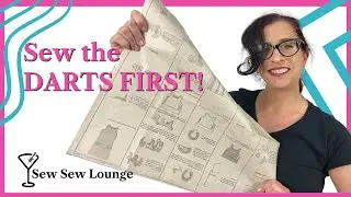 Sew Darts Into a Dress (Butterick 4498)