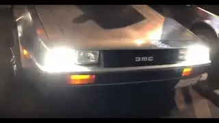 DeLorean LED Headlights vs stock