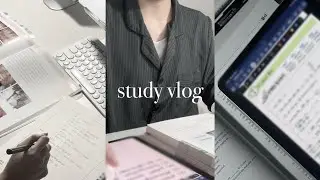 [VLOG] 토익 공부를 시작하다..! 의도치 않은 갓생을 살게 된 대학생의 공부 브이로그 | 무채색. 병원 실습. 토익 공부. 