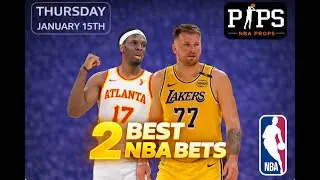 My 2 Best NBA Player Prop Bets for Today | Thursday 15th January
