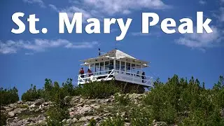 Hiking up St. Mary Peak