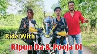 Ride With Ripun Da & Pooja Di🏍️/Sourav borah