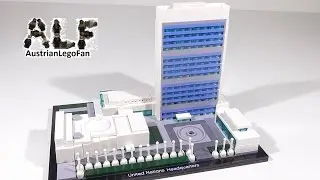 Lego Architecture 21018 United Nations Headquarters - Lego Speed Build Review