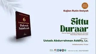 [ 🔴LIVE ] KAJIAN KITAB SITTU DUROR