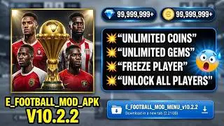 eFootball&trade; Pes 2026 MOD APK v10.2.2 Gameplay - Pes 2026 Mega Mod Menu (GP & Money)