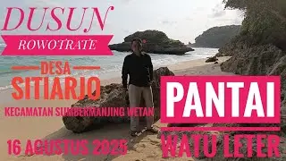 REFRESHING DI PANTAI WATU LETER MALANG JATIM @didikrefreshing 