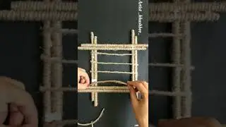 wall hanging/ jute rope wall hanging #shorts #youtubeshorts #viral #wallhanging