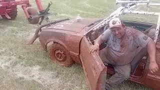Chevette (casc&atilde;o) pegou pesado no barro 