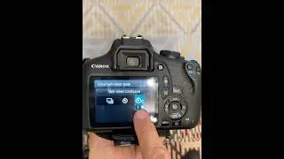 Как установить автоспуск для нескольких снимков на цифровой зеркальной фотокамере Canon EOS