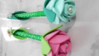 Caneta decorada Dia das Mães