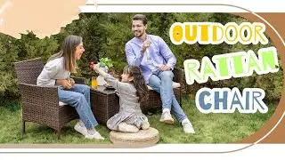 Best Patio Furniture for Small Spaces  - Rattan Chairs for Patio, Balcony & Garden