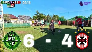 4. Forduló: Nyírszőlős FC 6 - 4 Kertváros SE | Meccs #10