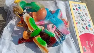 Magnetic toys Unboxing | Plastic animals Unboxing | Duck 🦆 Crane Swan 🦢 Octopus 🦑 Parrot 🦜