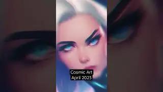 Cosmic Neon Art #digitalart #ai