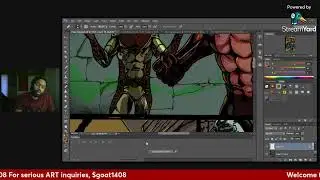 🔴LETTERING A COMIC BOOK LIVE PT. 3🔴