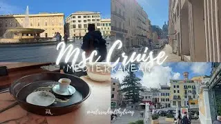 MSC Orchestra - Most AMAZING Mediterranean Cruise - Menorca |Olbia  |Genoa |Marseille |Barcelona 🩷