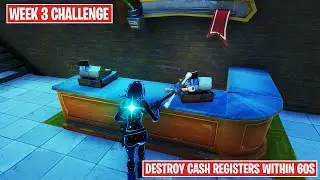 Fortnite Week 3 Challenge Replaced! Destroy Cash Registers within 60s of Landing at Retail Row