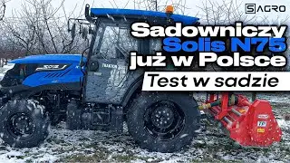 SOLIS N75 - Prezentacja ciągnika sadowniczego