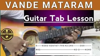 Vande Mataram Song | Easy Guitar Tab Lesson 