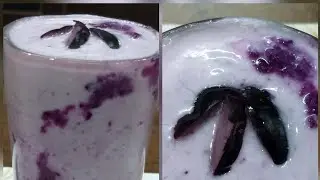 Jamun Lassi !! Black Plum Lassi !!Seasonal Fruit Jamun Lassi!! How to make Jamun Lassi!!