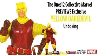 The One:12 Collective PREVIEWS Exclusive Yellow Daredevil Unboxing