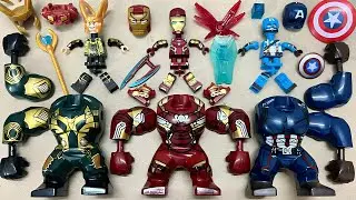 Lego The Avengers | Iron Man & Captain American vs Loki | Minifigures Lego Unofficial 