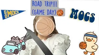 Road trip day 1! 🏀🚙 4 part game-day vlog!! #horsegirlvibes #horsegirlenergy #basketball 