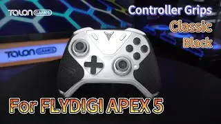 ✨ [TALONGAMES New Release] ✨ Controller Grips for FLYDIGI APEX 5 (Black）