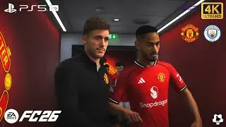 EA SPORTS FC 26 | Manchester United vs Manchester City | GAMEPLAY 4K PS5 PRO