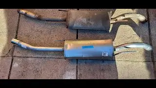 Как заменить глушитель на пассат б3 1.9 турбо дизель. Replacement of the exhaust system passat 35i