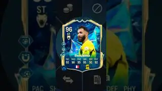 96 TOTS Benzema Review on FC 25! #fc25 #eafc #eafc25 #ultimateteam