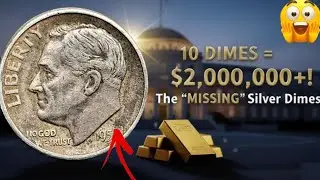 7 десятицентовых монет Рузвельта, стоимость которых исчисляется целым состоянием &mdash; спрятанные мон...