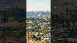 Scenic view from the City View restaurant Jerusalem❤️🇮🇱 Love the food #Jerusalem #Israel #holyland