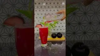 Plum fruit juice how to make #shorts #short