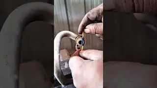 How to replace leaking AC -ring #automobile #mechancial #shortvideo #repair #reels #o#ring
