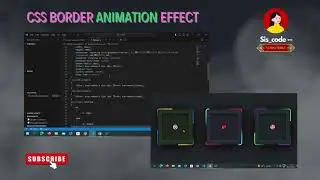 #Css Border Animation Effect 💥💯