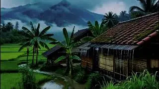 Natural Rain Sounds in the Countryside