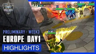 HIGHLIGHTS | EUROPE Preliminary DAY 1 | SWC2020  | Summoners War
