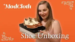 ModCloth Shoe Unboxing | Talking Picture Oxfords | Retro Shoes