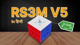 BEST Budget speedcube!? MOYU RS3M V5 | Unboxing and review in HINDI