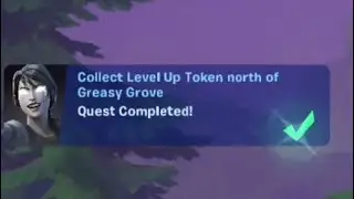 Fortnite Quest - Collect Level Up Token north of Greasy Grove - Chapter 3 Season 1