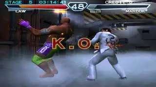 Tekken 4 Arcade - Law (PCSX2)